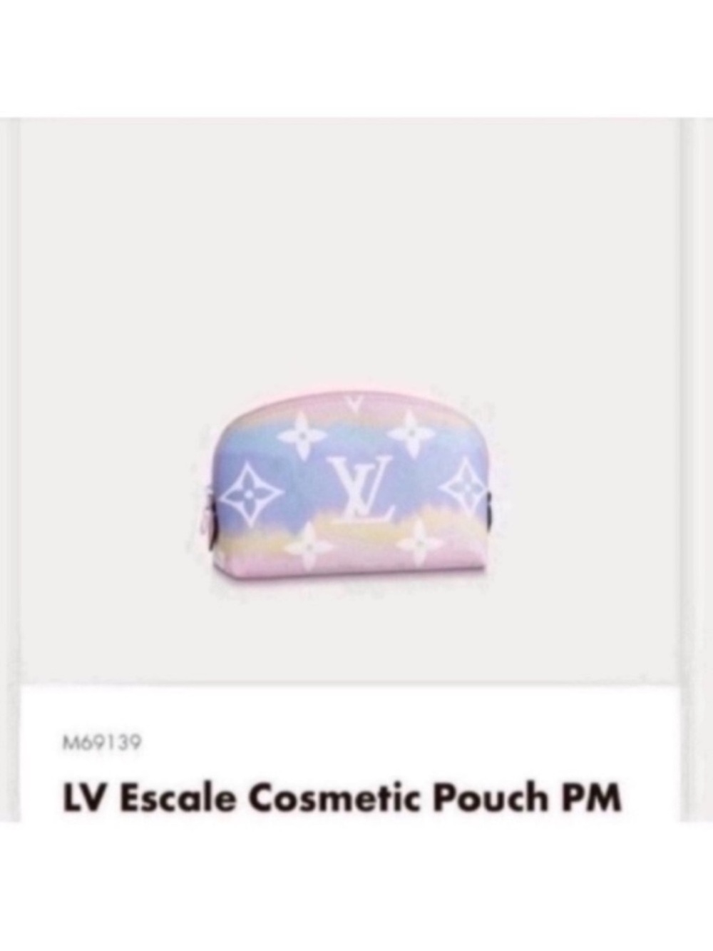 Authentic NWT Louis Vuitton Escale Cosmetic Pouch PM - Picture 2 of 15